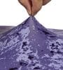 Purple Abstract Polyester 15x19 Inches Stretchable Chair Cover