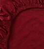 Maroon Solid Polyester 15x19 Inch Stretchable Chair Cover