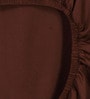 Brown Printed Polyester 15x19 Inches Stretchable Chair Covers (Pack of 4)