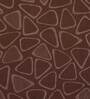 Brown Geometric Polyester 15x19 Inches Stretchable Chair Covers (Set of 4)