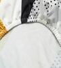 Yellow Printed Polyester 15 x 19 Inches Stretchable Chair Covers (Set of 4)
