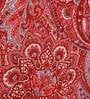 Red Printed Polyester 15x19 Inches Stretchable Chair Covers (Set of 4)