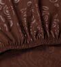 Brown Traditional Polyester 15x19 Inch Stretchable Chair Covers (Set of 6)