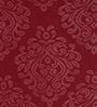 Maroon Printed Polyester 15x19 Inch Stretchable Chair Covers (Pack of 6)