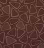 Brown Geometric Polyester 15x19 Inches Stretchable Chair Covers (Set of 6)
