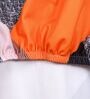 Orange Printed Polyester 15x19 Inches Stretchable Chair Covers (Pack of 8)