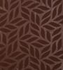 Brown Geometric Polyester 15x19 Inches Stretchable Chair Covers (Pack of 8)