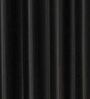 Black Solid Polyester 5 Ft Semisheer Eyelet Window Curtains (Set of 2)