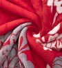 Red Polyester 210 GSM Single Bed Ac Room Blanket