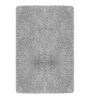 Polyester Solid Machine Made Carpet, 4 X 6 Feet, Grey