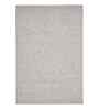 Polyester Solid Machine Made Carpet, 4 X 6 Feet, Light Grey