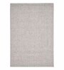 Polyester Solid Machine Made Carpet, 4 X 6 Feet, Light Grey