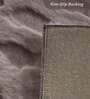 Polyester Solid Machine Made Carpet, 5 X 7 Feet, Brown
