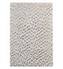 Polyester Solid Machine Made Carpet, 5 x 7 feet, Cream