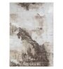 Polypropylene Abstract Machine Made Carpet, 5 x 7 feet, Beige