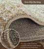 Polypropylene Abstract Machine Made Carpet, 5 x 7 feet, Beige