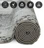 Polypropylene Abstract Machine Made Carpet, 5 x 7 feet, Cream