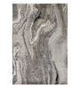 Polypropylene Abstract Machine Made Carpet, 5 X 7 Feet, Grey Cream