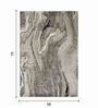 Polypropylene Abstract Machine Made Carpet, 5 X 7 Feet, Grey Cream