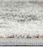 Polypropylene Abstract Machine Made Carpet, 5 x 7 feet, Grey