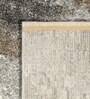 Polypropylene Abstract Machine Made Carpet, 5 x 7 feet, Grey