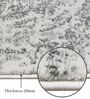 Polypropylene Abstract Machine Made Carpet, 5 x 7 feet, Peach and Blue