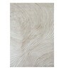 Cream Polypropylene Abstract Machine Made 10 X 14 Feet Carpet