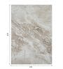 Cream Polypropylene Abstract Machine Made 10 X 14 Feet Carpet