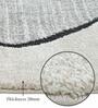 Green Polypropylene Abstract Machine Made 10 X 14 Feet Carpet
