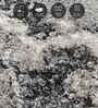 Grey Polypropylene Abstract Machine Made 10 X 14 Feet Carpet