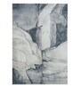 Blue Polypropylene Abstract Machine Made 13 X 19 Feet Carpet