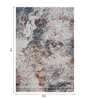 Blue Polypropylene Abstract Machine Made 13 X 19 Feet Carpet