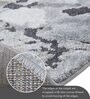 Cream Polypropylene Abstract Machine Made 13 X 19 Feet Carpet