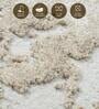 Cream Polypropylene Abstract Machine Made 13 X 19 Feet Carpet