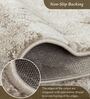 Cream Polypropylene Abstract Machine Made 13 X 19 Feet Carpet