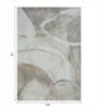 Cream Polypropylene Abstract Machine Made 13 X 19 Feet Carpet