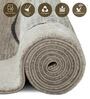 Green Polypropylene Abstract Machine Made 13 X 19 Feet Carpet
