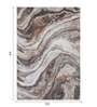 Cream Polypropylene Abstract Machine Made 17 X 24 Feet Carpet