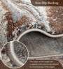 Cream Polypropylene Abstract Machine Made 17 X 24 Feet Carpet