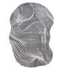 Dark Grey Polypropylene Abstract Machine Made 17 X 24 Feet Carpet