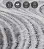 Dark Grey Polypropylene Abstract Machine Made 17 X 24 Feet Carpet