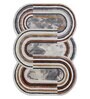 Orange Polypropylene Abstract Machine Made 17 X 24 Feet Carpet