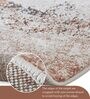 Orange Polypropylene Abstract Machine Made 17 X 24 Feet Carpet