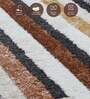 Orange Polypropylene Abstract Machine Made 17 X 24 Feet Carpet