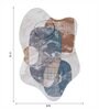 Blue Polypropylene Abstract Machine Made 20 X 28 Feet Carpet
