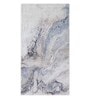 Light Blue Polypropylene Abstract Machine Made 3 X 5 Feet Runner