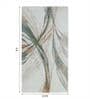 White Polypropylene Abstract Machine Made 3 X 5 Feet Runner