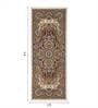 Beige & Rust Polypropylene Antistatic 2 X 5 Feet Runner With Cotton Backing