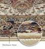 Beige & Rust Polypropylene Antistatic 2 X 5 Feet Runner With Cotton Backing