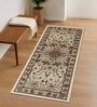 Beige Polypropylene Antistatic 2 X 5 Feet Runner With Cotton Backing